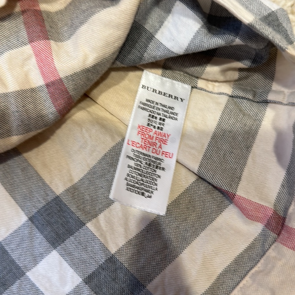 Burberry Toddler Raegan Check Shift Dress Size 18M - Picture 4 of 4